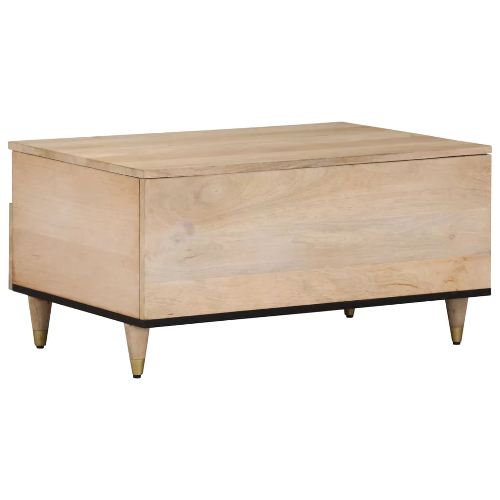 Table basse 80x54x40 cm en manguier massif