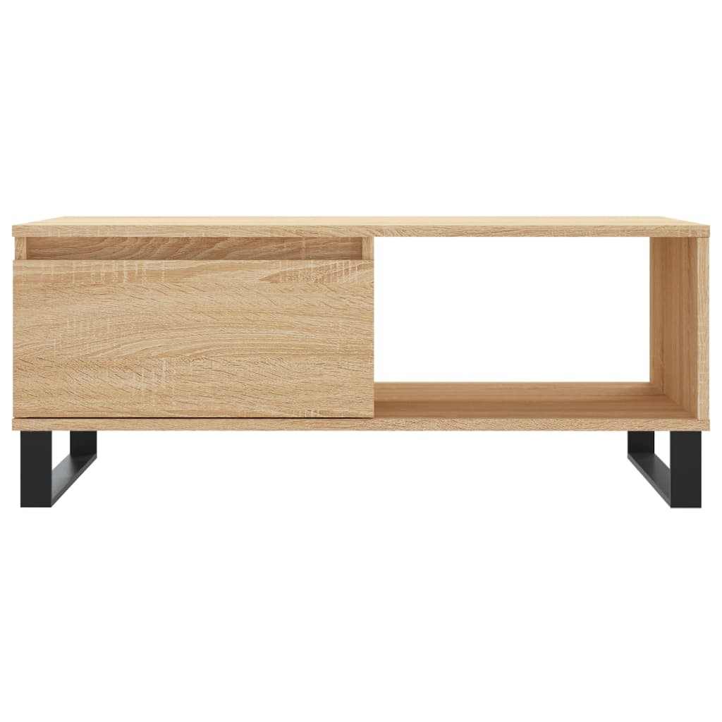 Salontafel 90x50x36,5 cm bewerkt hout