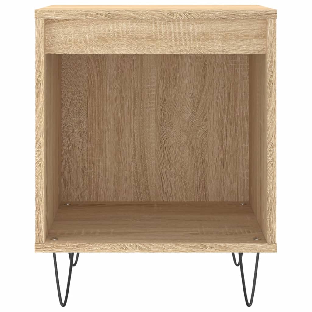 Nachtkastjes 2 st 40x35x50 cm bewerkt hout