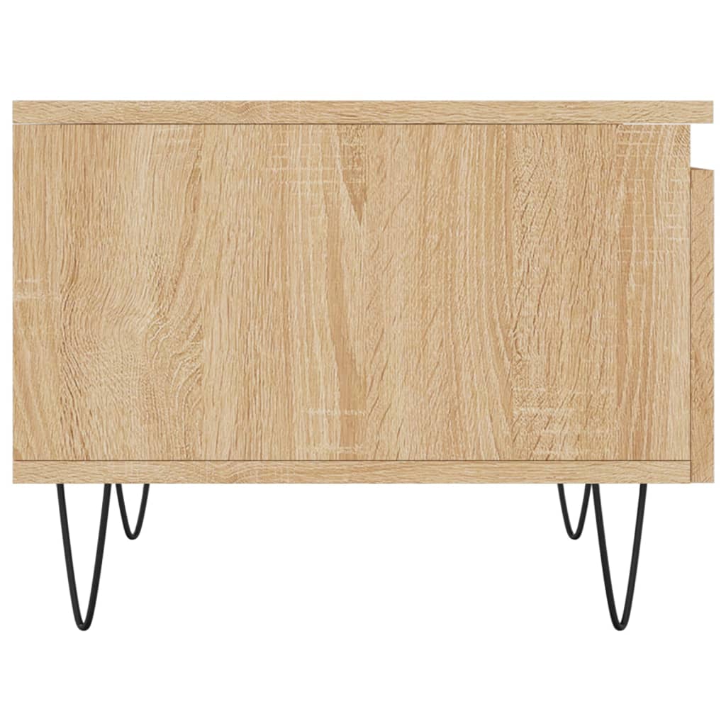 Salontafel 50x46x35 cm bewerkt hout