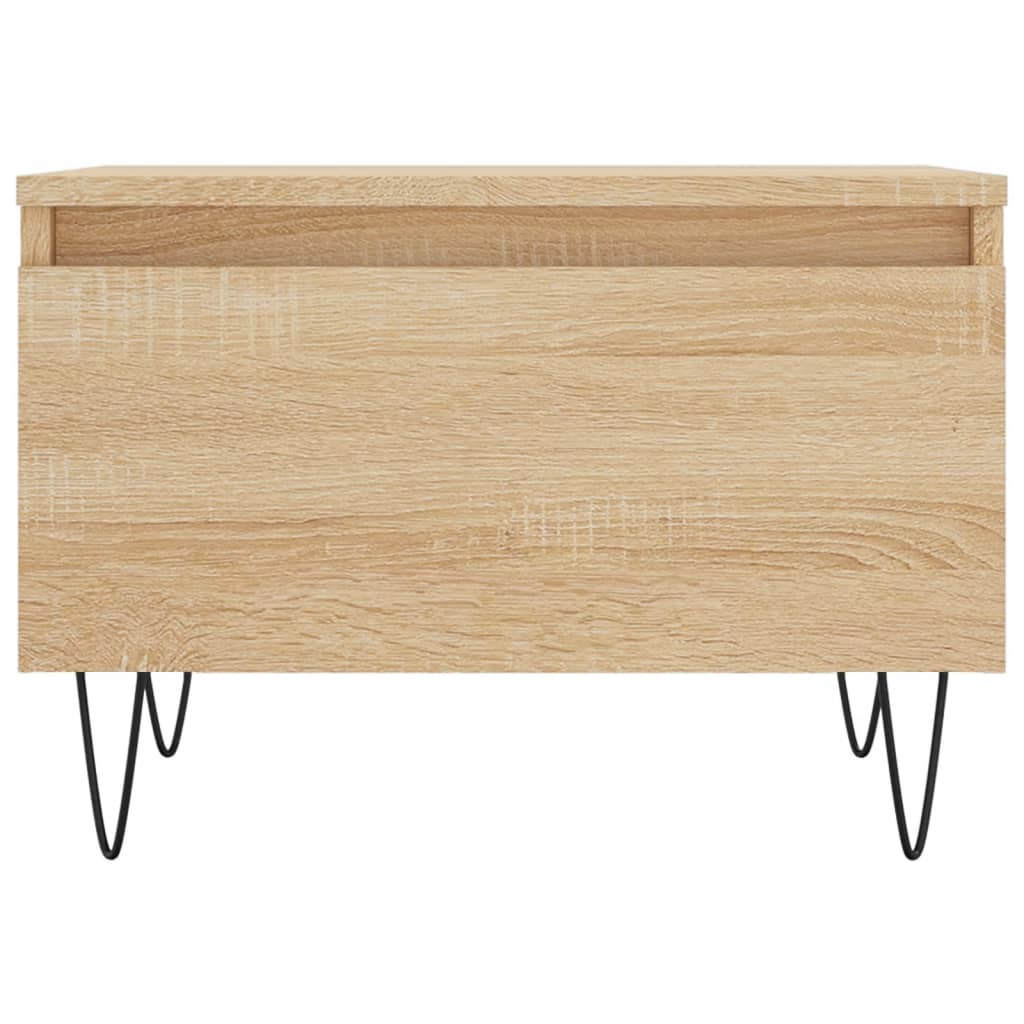 Salontafel 50x46x35 cm bewerkt hout