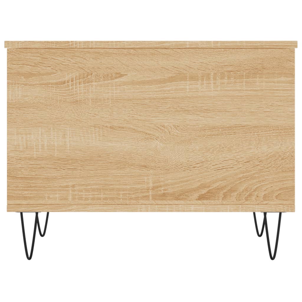 Salontafel 60x44,5x45 cm bewerkt hout