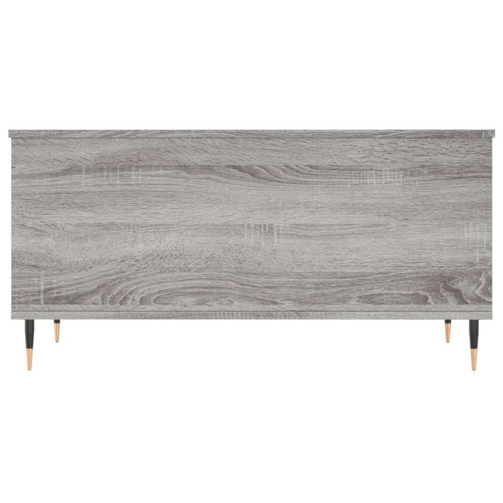 Salontafel 90x44,5x45 cm bewerkt hout bruin eikenkleur