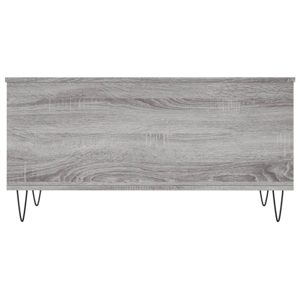 Salontafel 90x44,5x45 cm bewerkt hout eikenkleurig