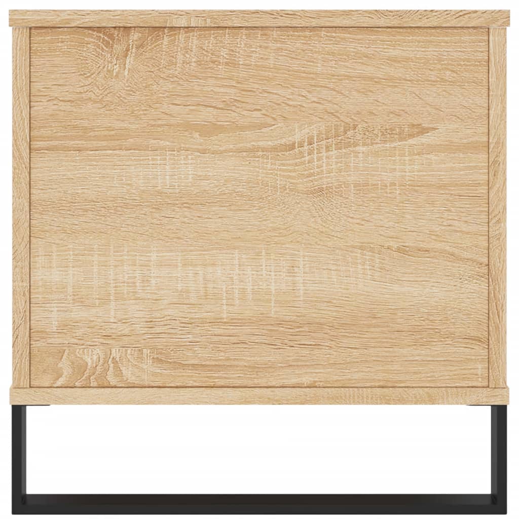 Salontafel 90x44,5x45 cm bewerkt hout eikenkleurig