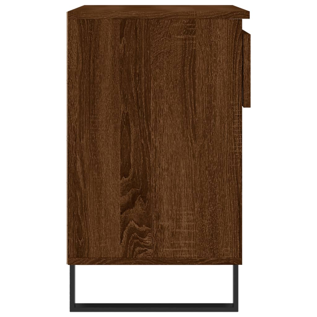 Schoenenkast 70x36x60 cm bewerkt hout eikenkleurig