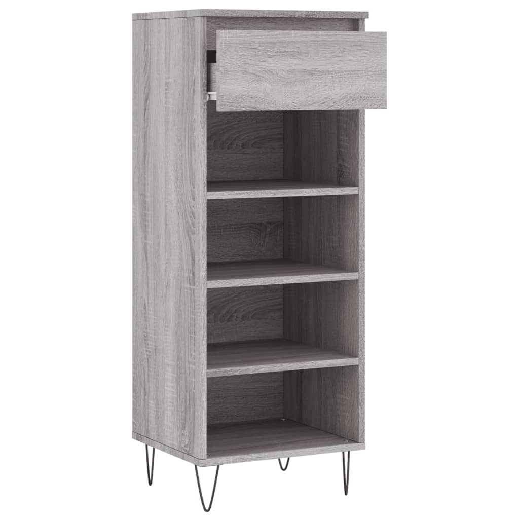 Schoenenkast 40x36x105 cm bewerkt hout