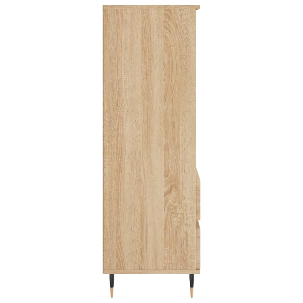 Hoge kast 40x36x110 cm bewerkt hout