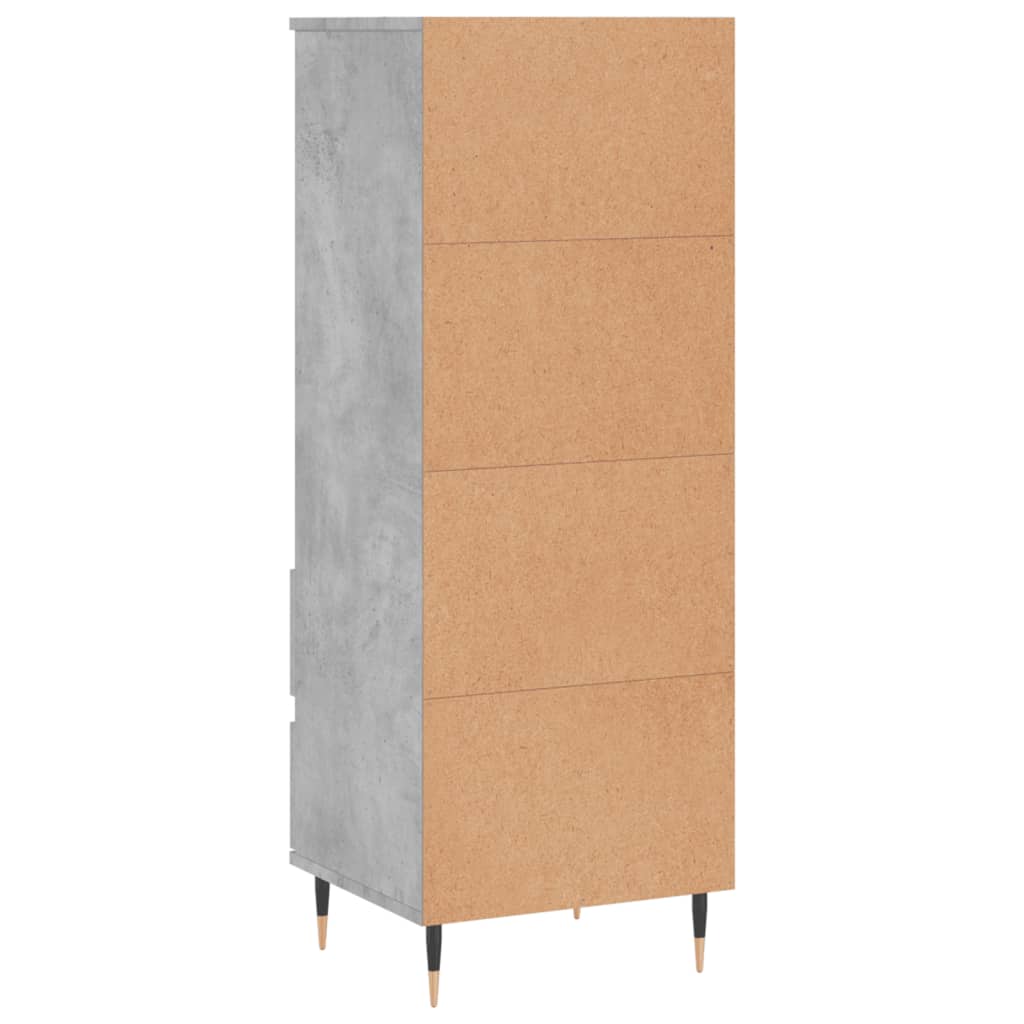 Meuble haut 40x36x110 cm en bois travaillé