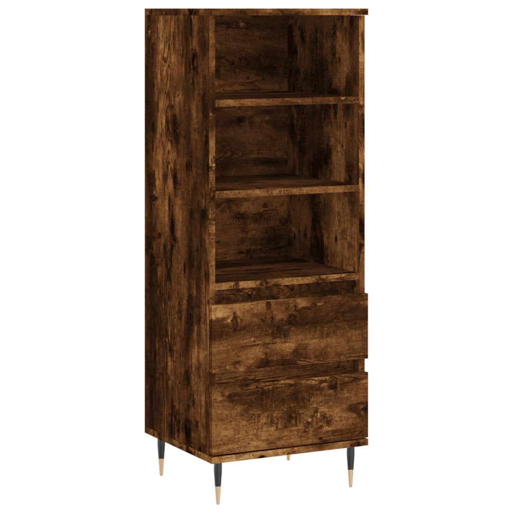 Meuble haut 40x36x110 cm en bois travaillé