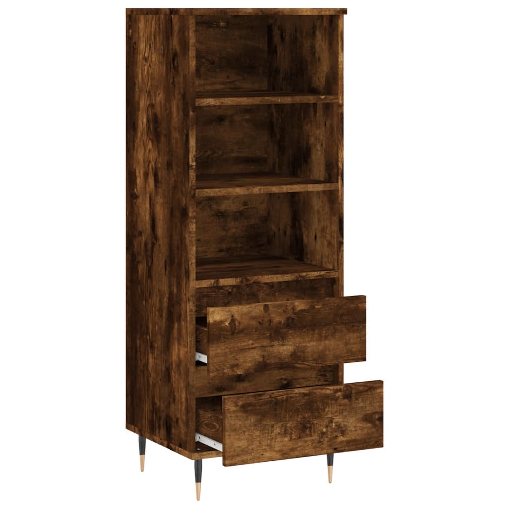 Meuble haut 40x36x110 cm en bois travaillé