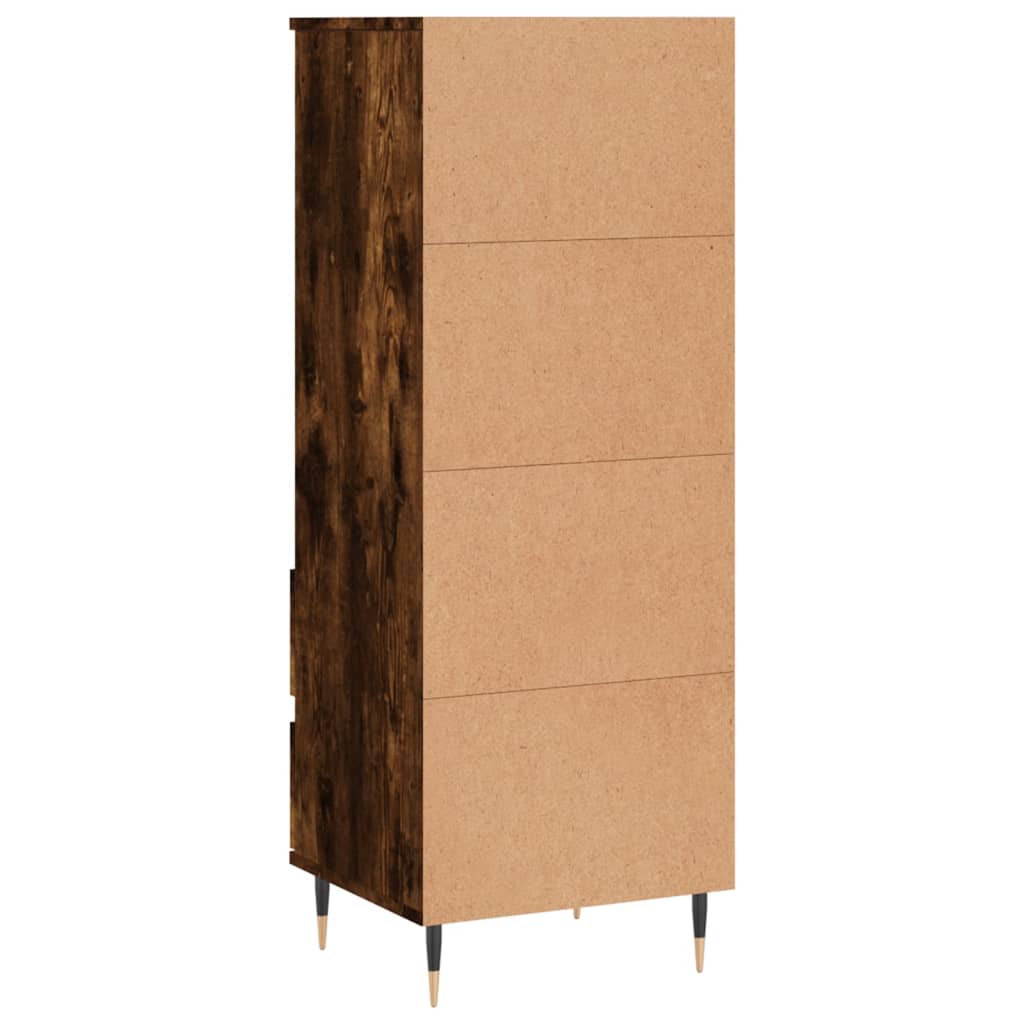 Meuble haut 40x36x110 cm en bois travaillé