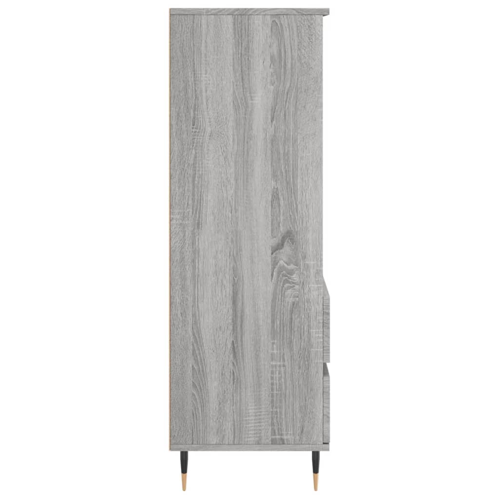 Hoge kast 40x36x110 cm bewerkt hout