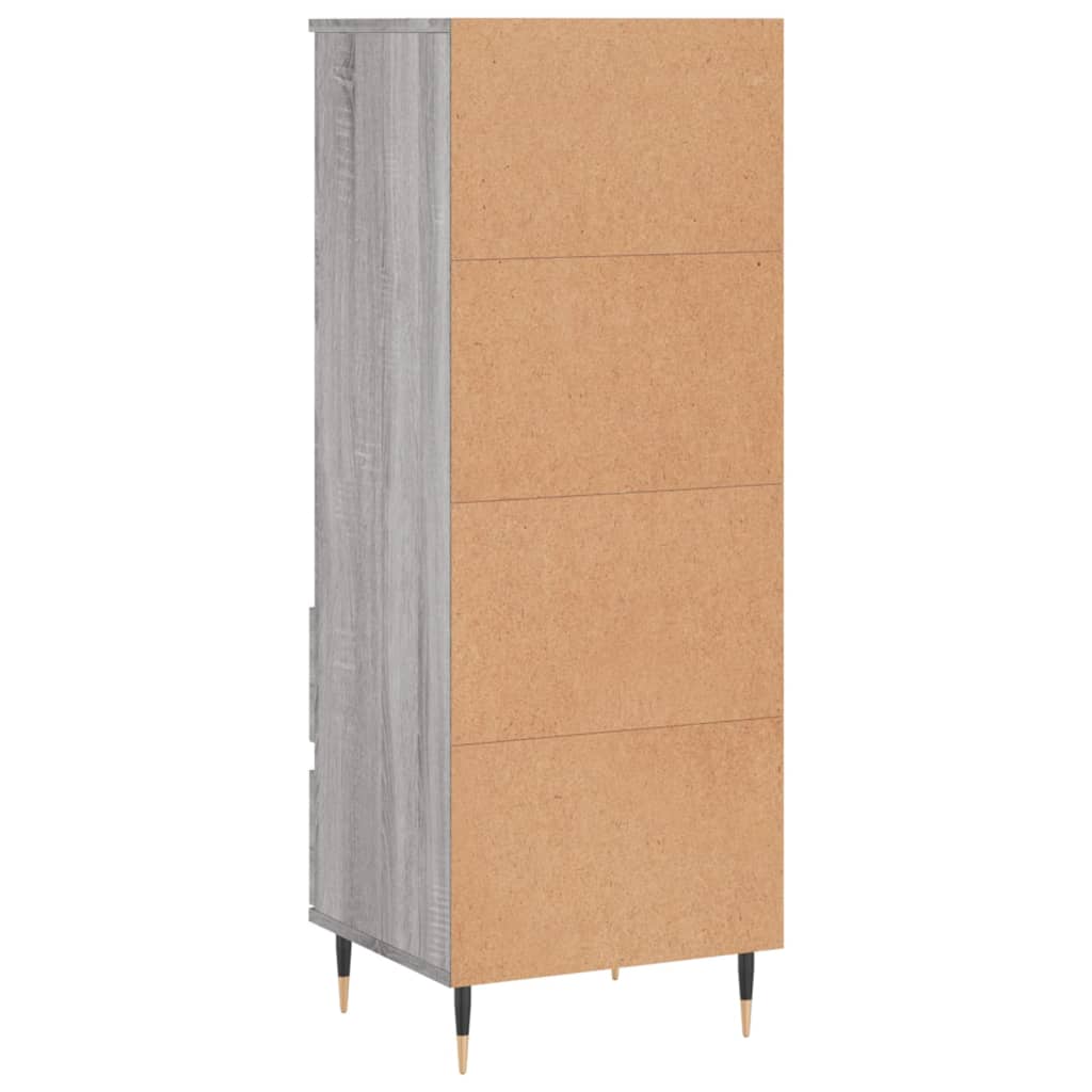 Hoge kast 40x36x110 cm bewerkt hout