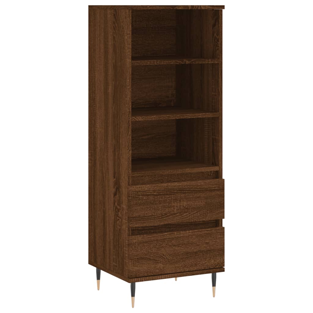 Hoge kast 40x36x110 cm bewerkt hout