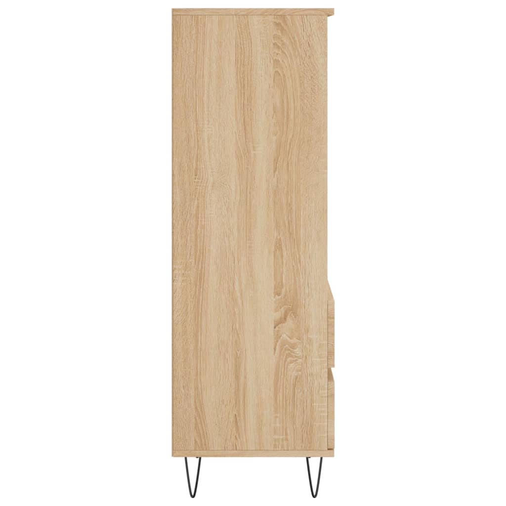 Hoge kast 40x36x110 cm bewerkt hout