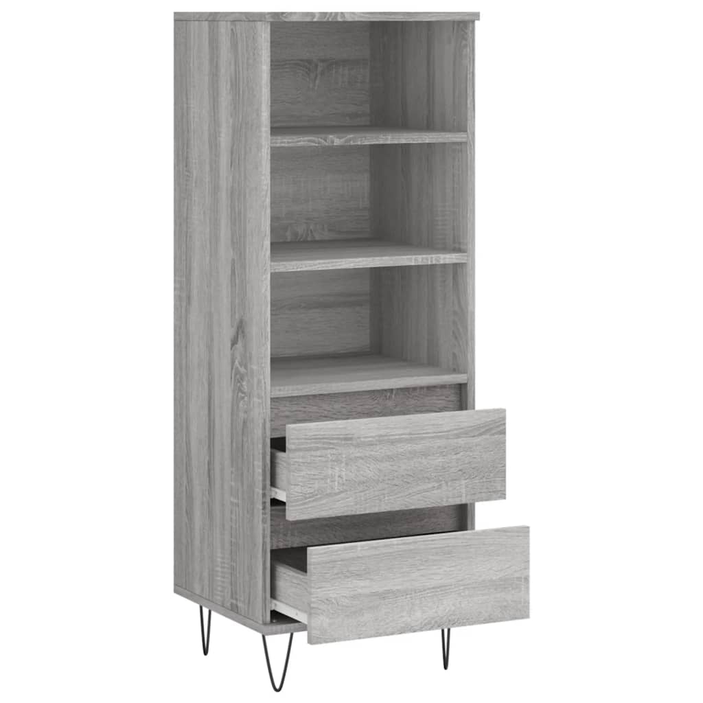 Hoge kast 40x36x110 cm bewerkt hout