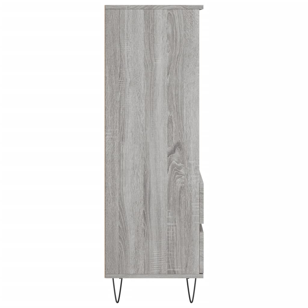 Hoge kast 40x36x110 cm bewerkt hout