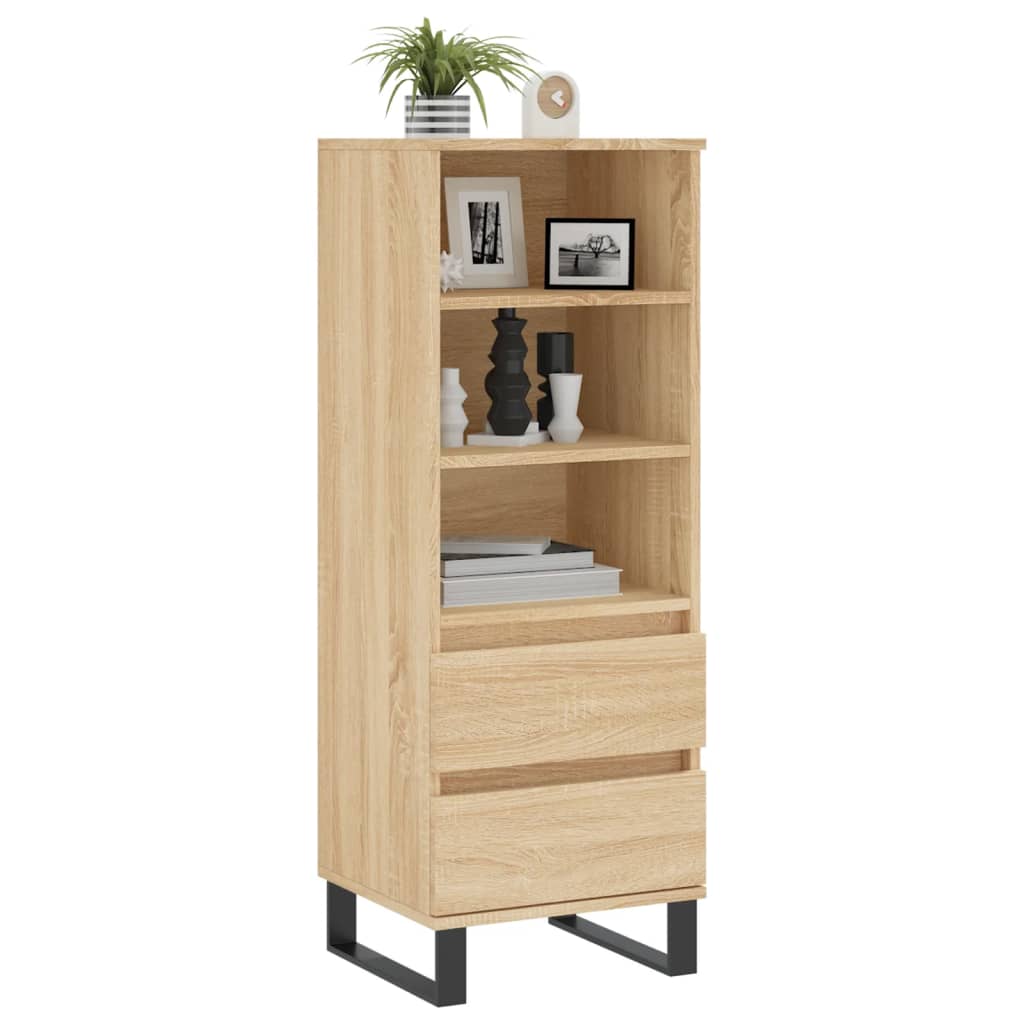 Meuble haut 40x36x110 cm en bois travaillé