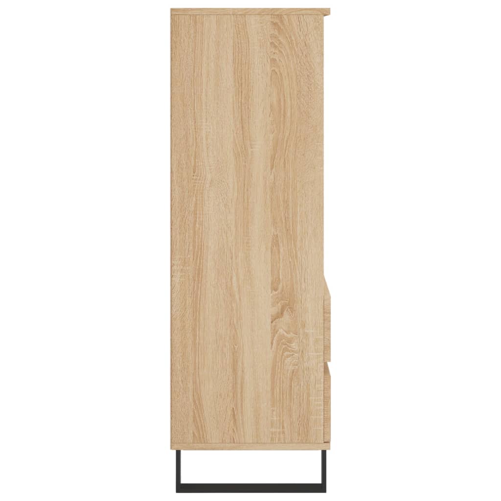 Hoge kast 40x36x110 cm bewerkt hout