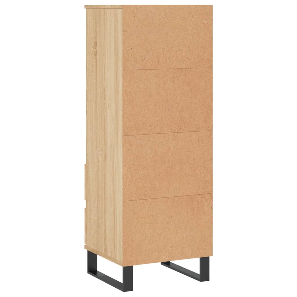 Meuble haut 40x36x110 cm en bois travaillé