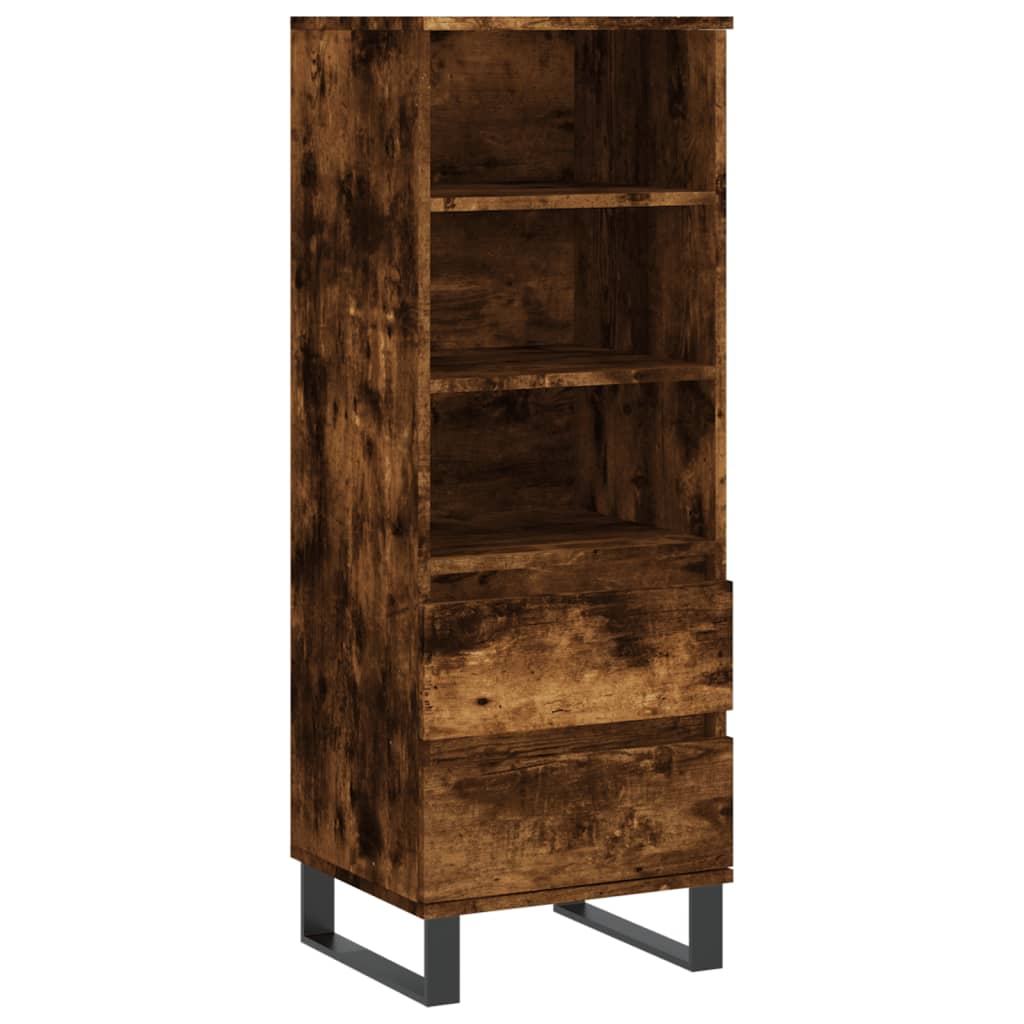 Meuble haut 40x36x110 cm en bois travaillé