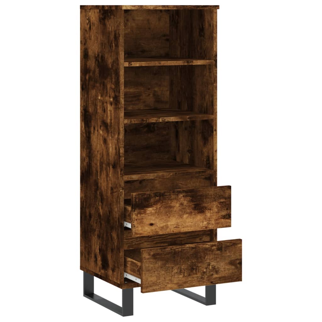 Meuble haut 40x36x110 cm en bois travaillé