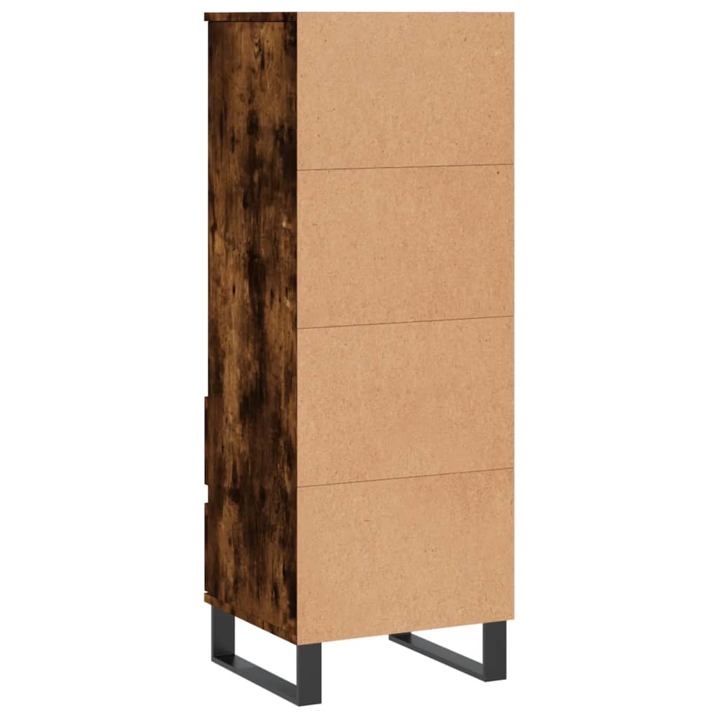 Meuble haut 40x36x110 cm en bois travaillé