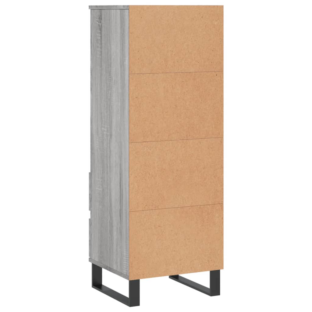 Hoge kast 40x36x110 cm bewerkt hout