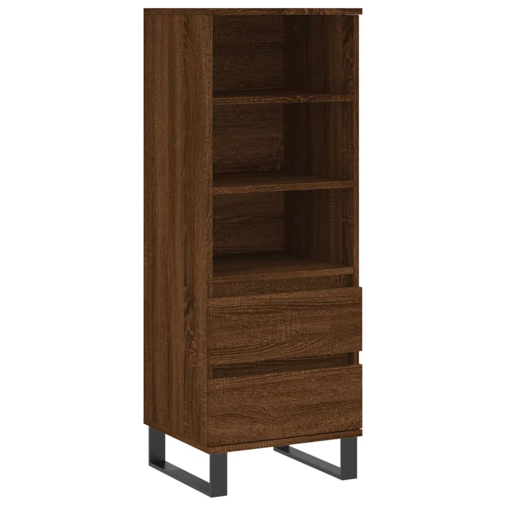 Hoge kast 40x36x110 cm bewerkt hout