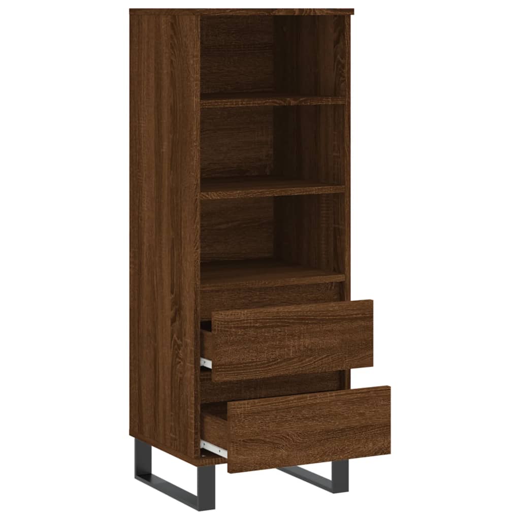 Meuble haut 40x36x110 cm en bois travaillé