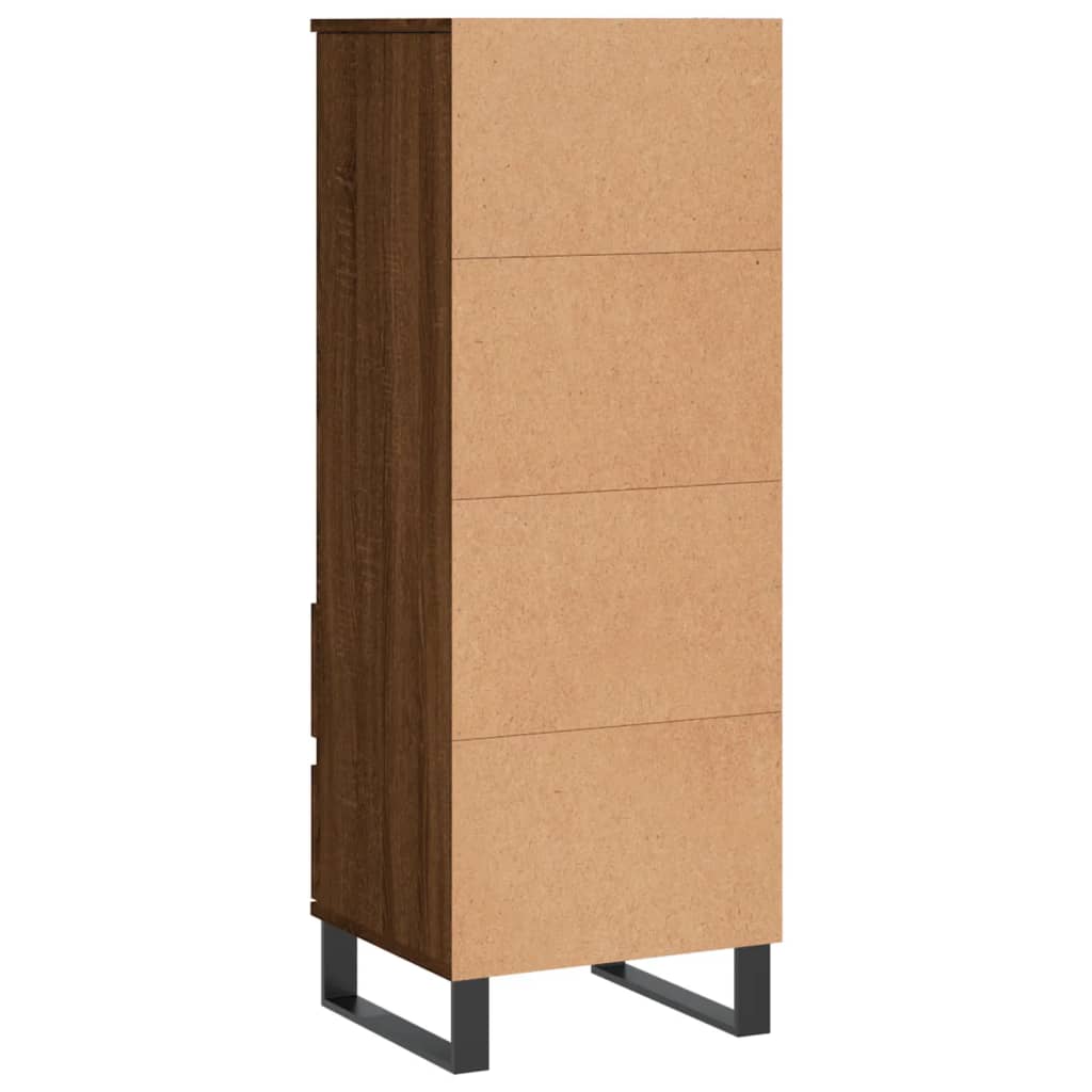 Meuble haut 40x36x110 cm en bois travaillé