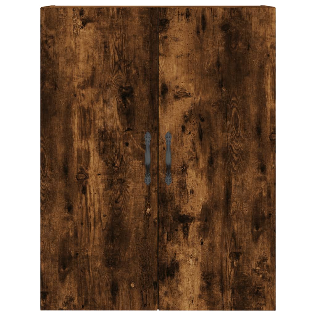 Wandkast 69,5x34x90 cm bewerkt hout eikenkleurig