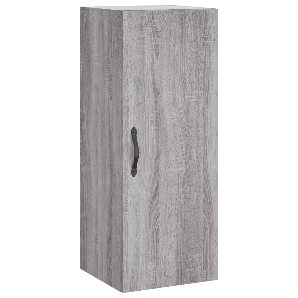 Wandkast 34,5x34x90 cm bewerkt hout