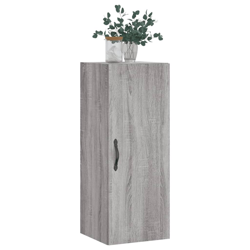 Wandkast 34,5x34x90 cm bewerkt hout