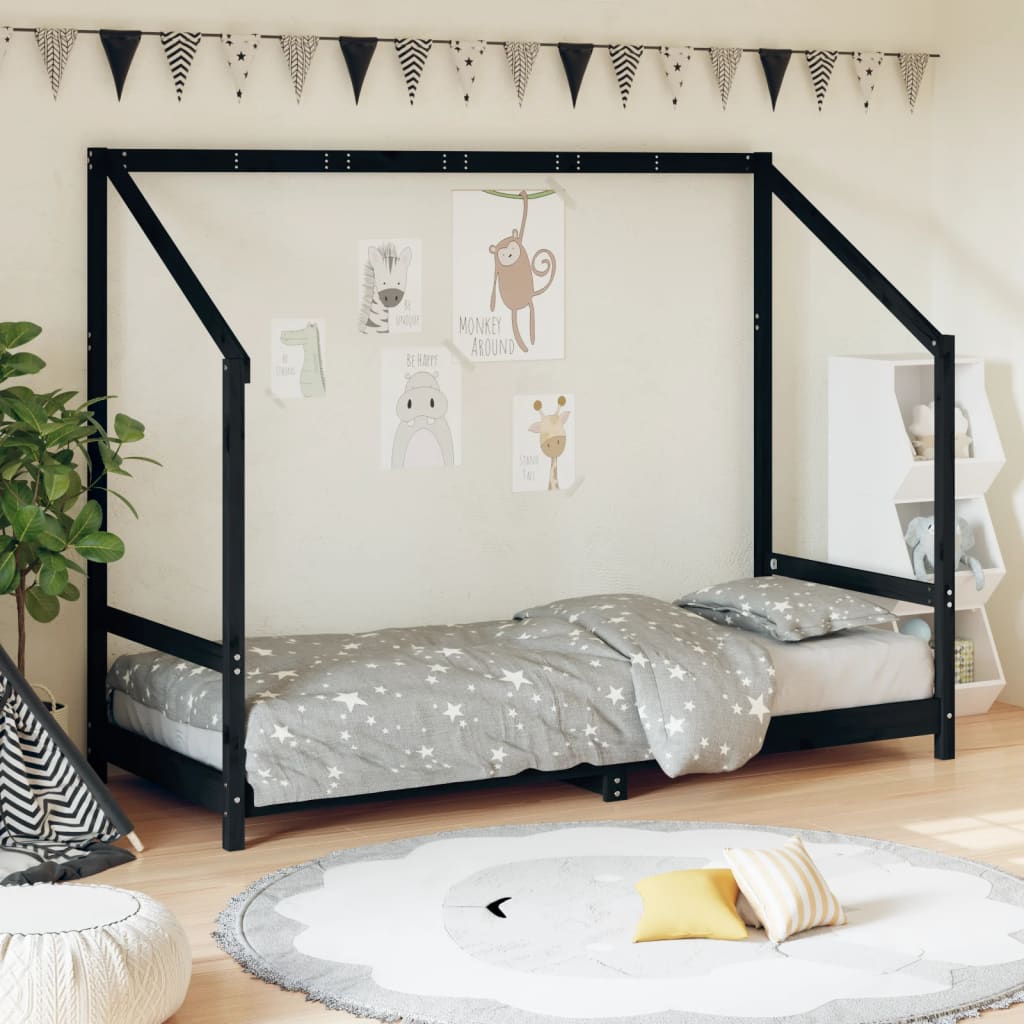 Kinderbedframe 80x200 cm massief grenenhout