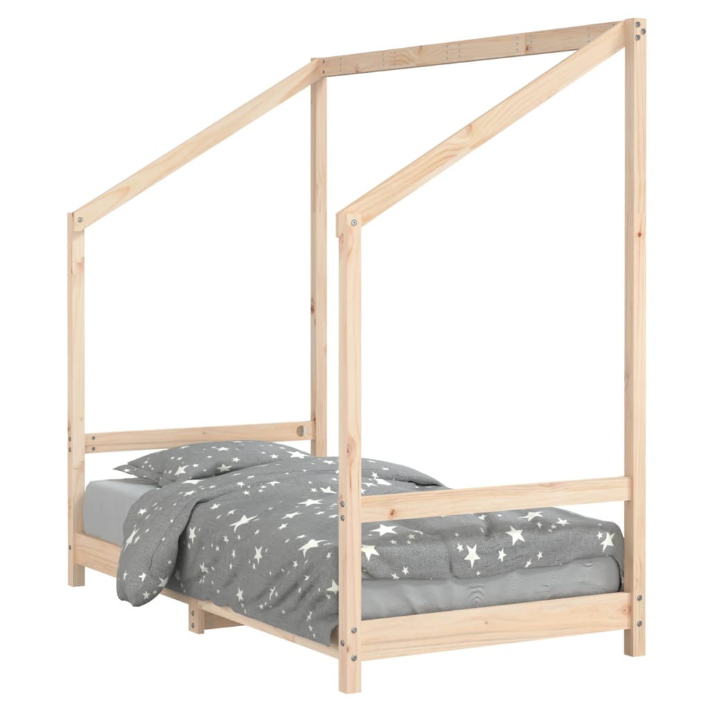 Kinderbedframe 80x200 cm massief grenenhout