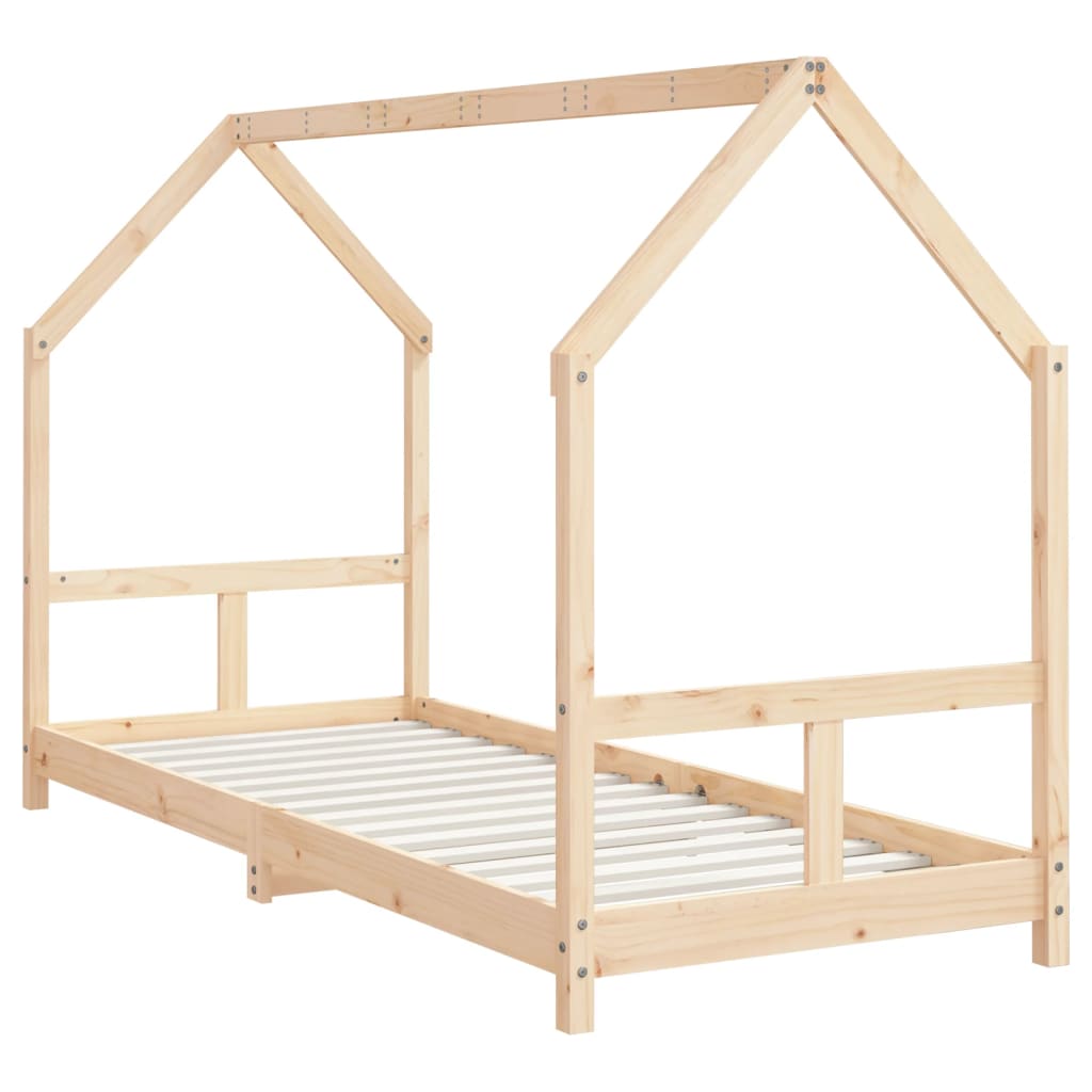 Kinderbedframe 80x160 cm massief grenenhout