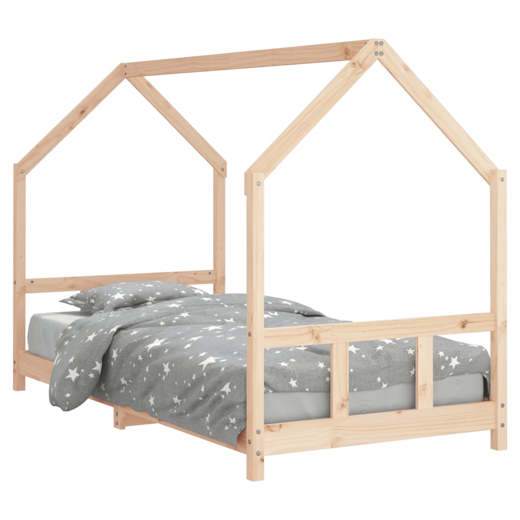 Kinderbedframe 80x160 cm massief grenenhout