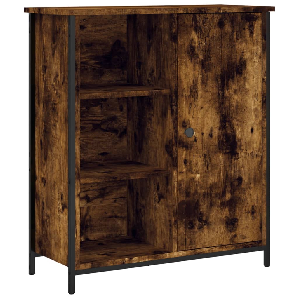 Buffet 70x30x80 cm en dérivé du bois couleur chêne