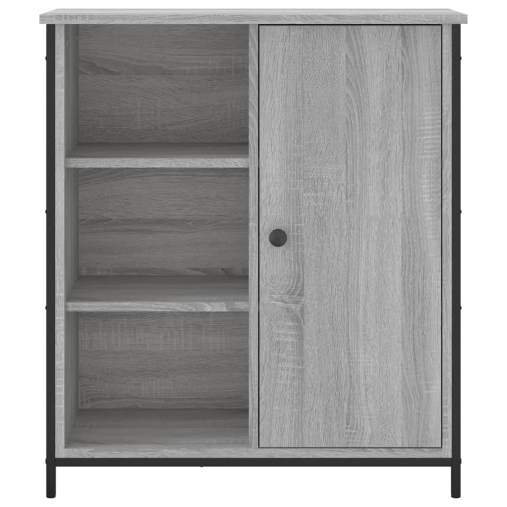 Dressoir 70x30x80 cm bewerkt hout eikenkleurig