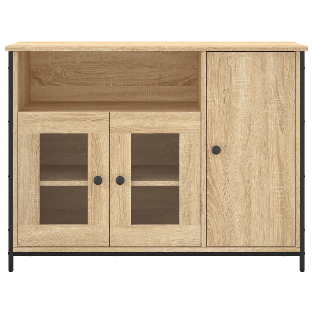 Buffet 100x35x75 cm en bois travaillé