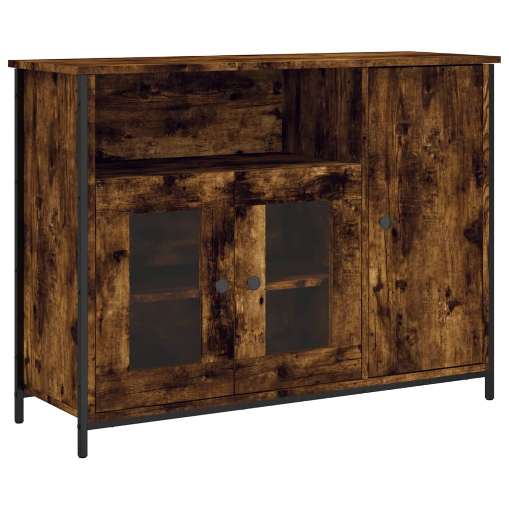 Buffet 100x35x75 cm en bois travaillé