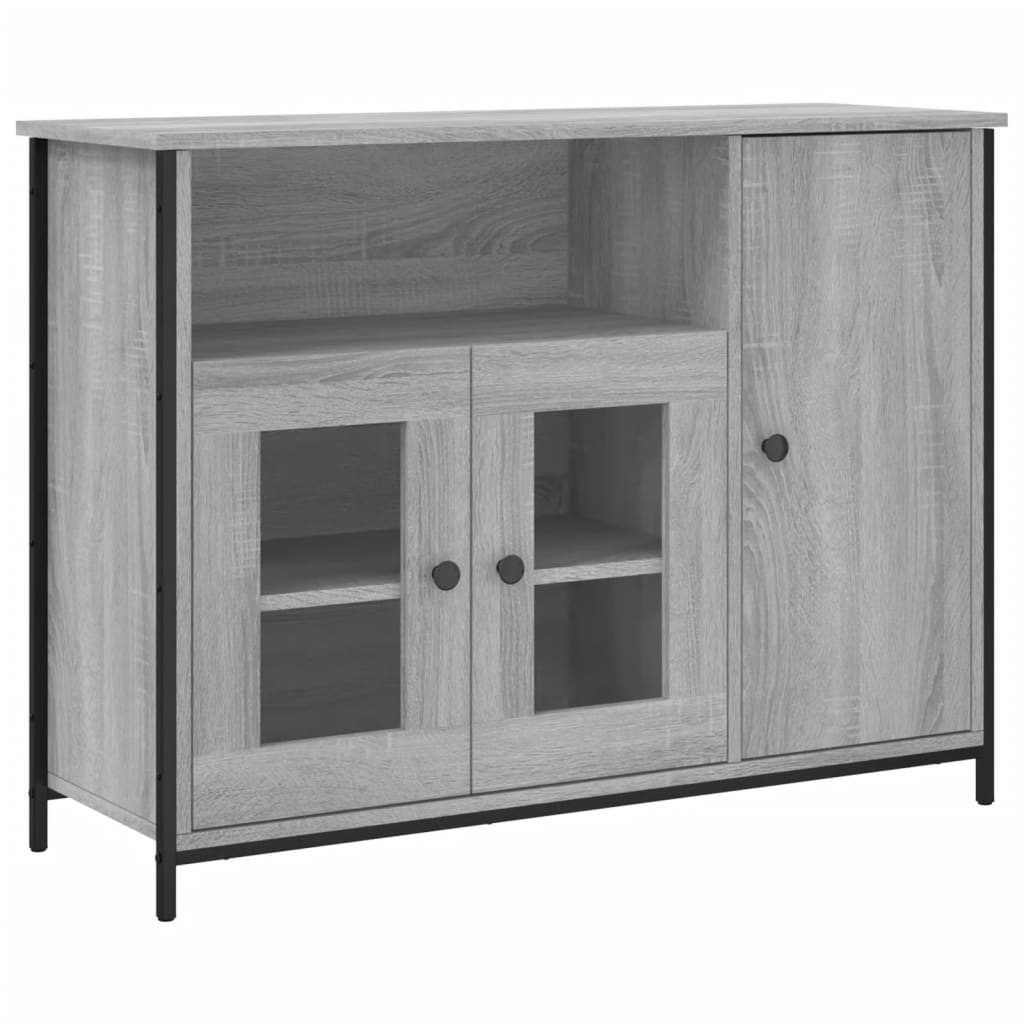 Buffet 100x35x75 cm en bois travaillé