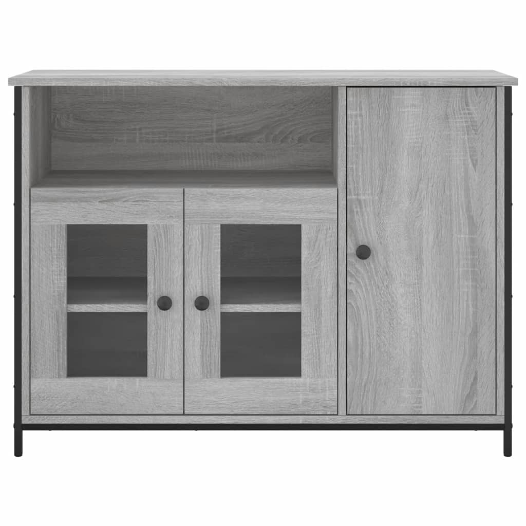 Buffet 100x35x75 cm en bois travaillé