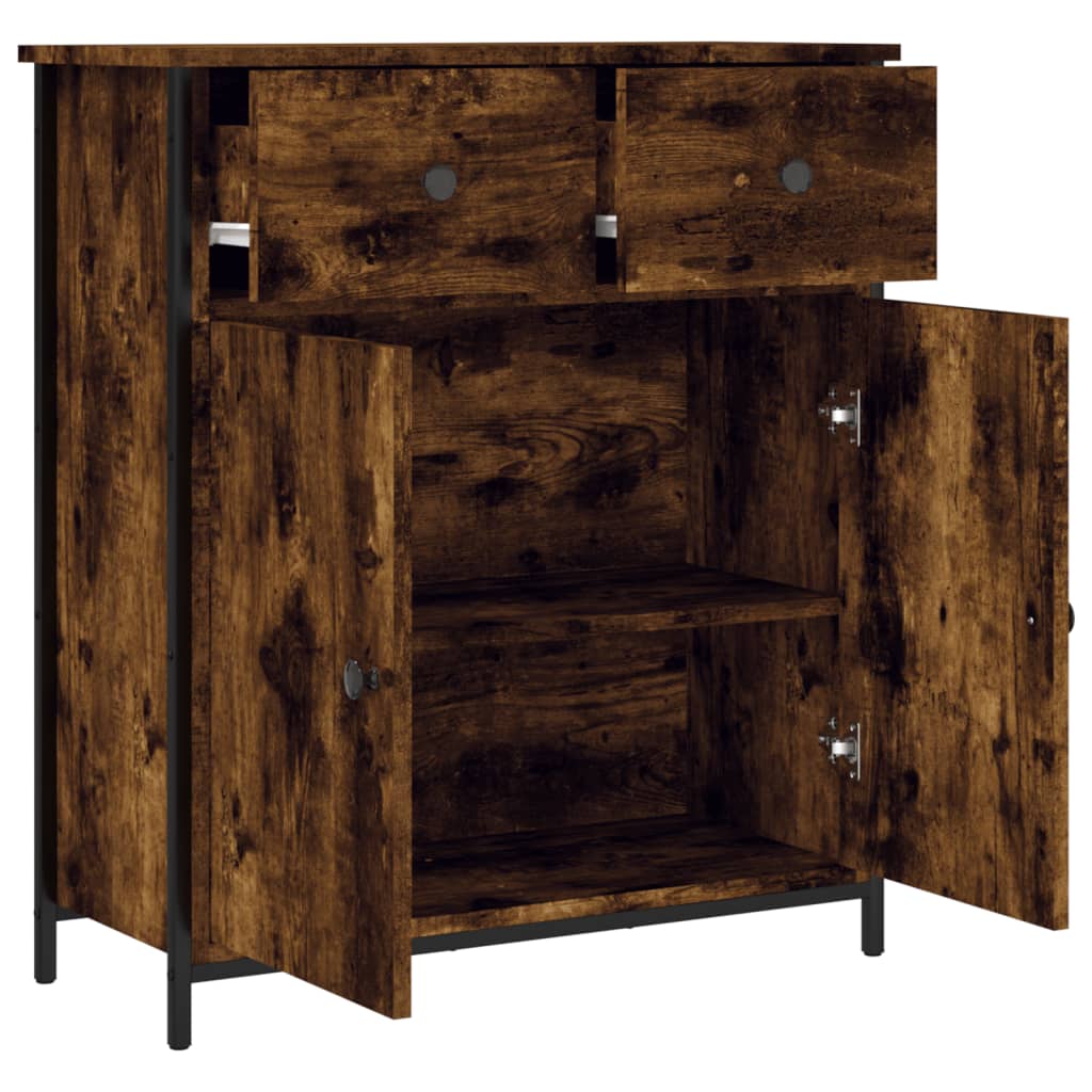 Buffet 70x30x80 cm en bois travaillé