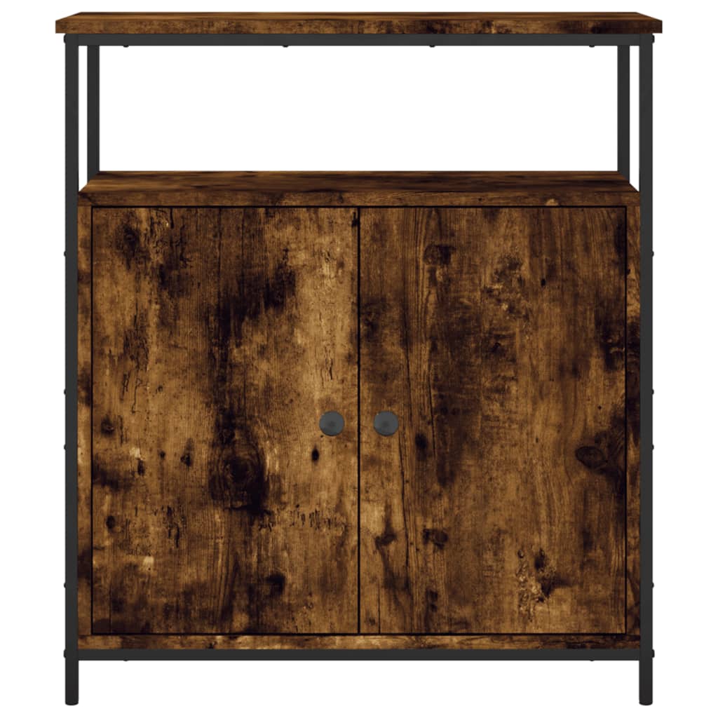 Buffet 70x30x80 cm bois fini couleur chêne marron