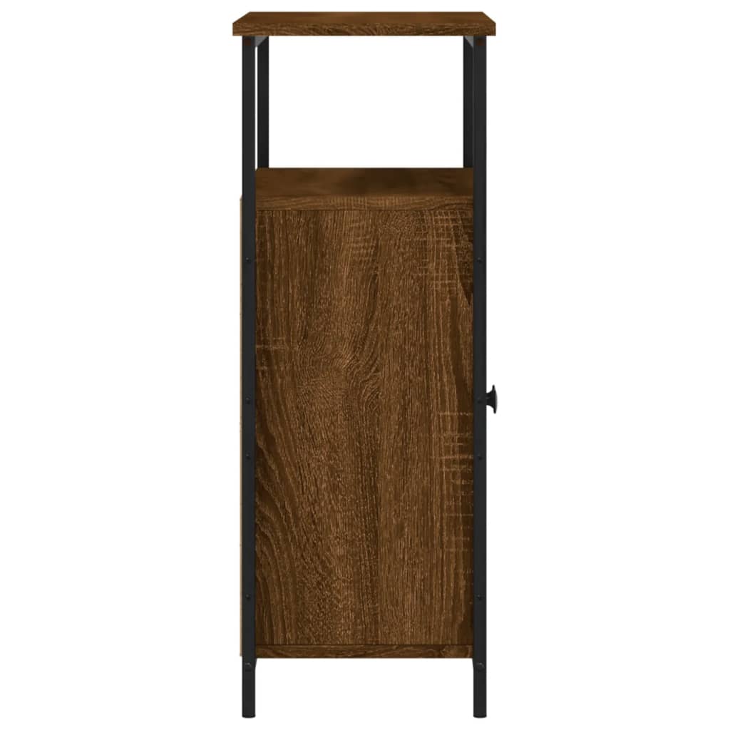 Buffet 70x30x80 cm bois fini couleur chêne marron