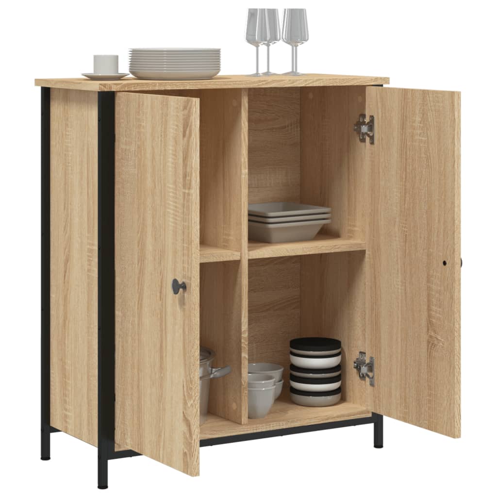 Buffet 70x30x80 cm en bois travaillé