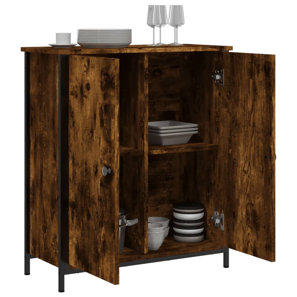 Buffet 70x30x80 cm en bois travaillé